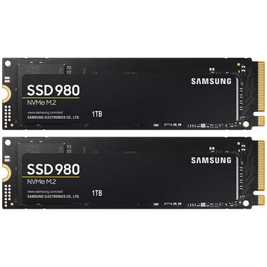 Samsung MZ-V8V1T0B/AM 980 PCIe 3.0 NVMe SSD 1TB (2-Pack)