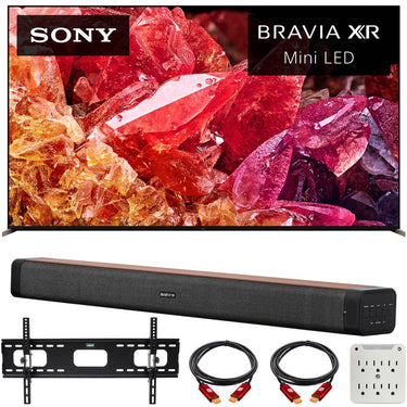 Sony 85" BRAVIA XR X95K 4K HDR Mini LED TV w/ Deco Home 60W Soundbar Bundle
