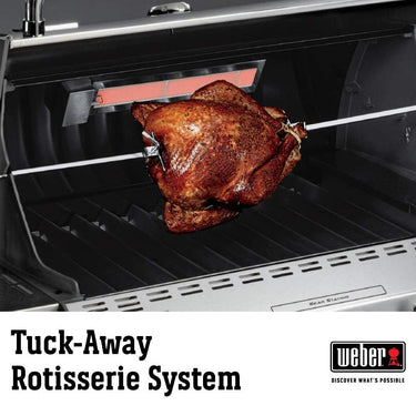 Weber Summit S-660 Built-In Grill with Rotisserie and Smoker, Liquid Propane - 7360001