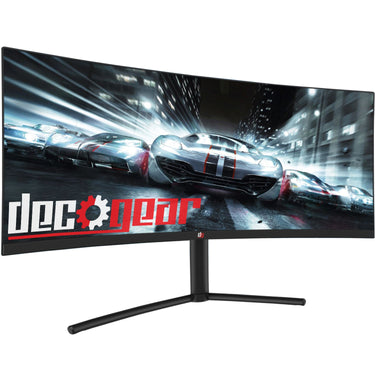 Deco Gear 29-Inch 2560x1080 100Hz VA Curved Monitor, Color Accurate, 4ms Response Time