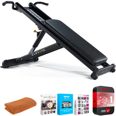 Total Gym ELEVATE Assisted Pull Up Trainer with Fitness Warranty Bundle