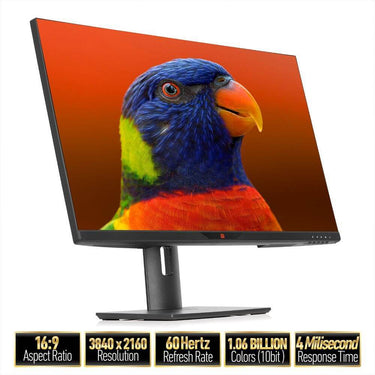 Deco Gear 28" 4K Ultrawide IPS Monitor, 60 Hz (2-Pack) Bundle with OBSBOT Tiny AI Webcam