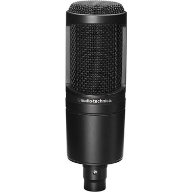 Audio-Technica AT2020PK XLR Cardioid Condenser Microphone with Boom Arm and Monitor Headphones