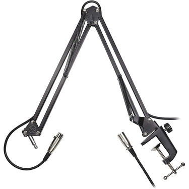 Audio-Technica AT2020PK XLR Cardioid Condenser Microphone with Boom Arm and Monitor Headphones