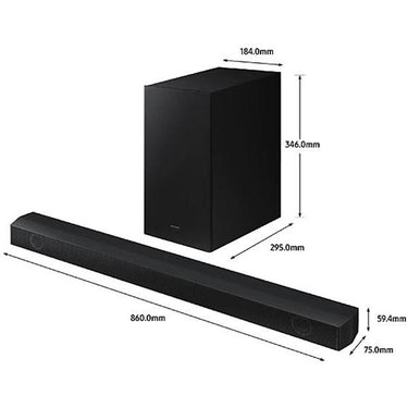 Samsung HW-B550 2.1ch Soundbar with Dolby Audio DTS Virtual:X 2022