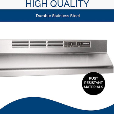 Broan 30" Capable Non-Ducted Under-Cabinet Range Hood - 413004 - Open Box