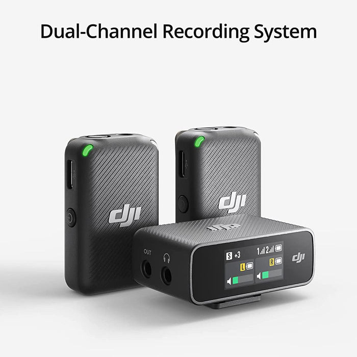 DJI Mic Wireless Microphone System and Audio Recorder