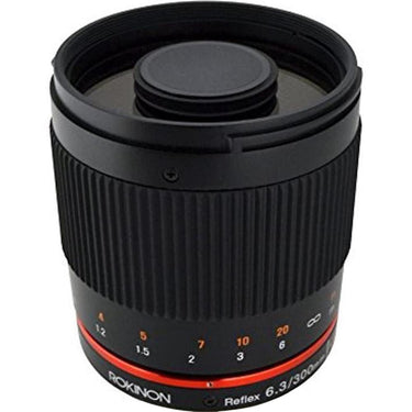 Rokinon 300mm F6.3 Mirror Lens for Sony E-Mount (Black) - Open Box