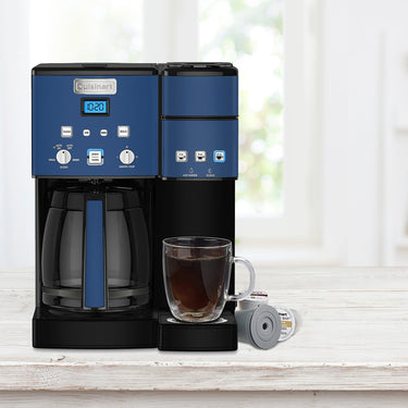 Cuisinart Coffee Center 12 Cup Coffee Maker and Single-Serve Brewer Navy SS-15NV