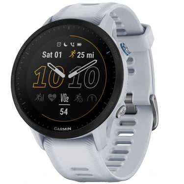 Garmin Forerunner 955 GPS Smartwatch, Whitestone