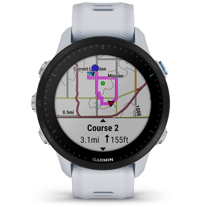 Garmin Forerunner 955 GPS Smartwatch, Whitestone — Beach Camera