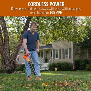 Deco Home 20V Cordless Electric Leaf Blower; 150 MPH; No-Load 13;000 RPM; 3 LBS - Open Box