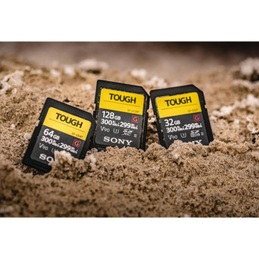 Sony 64GB SF-G Series TOUGH UHS-II SDXC Memory Card 300/299MB/s SF-G64T, Open Box