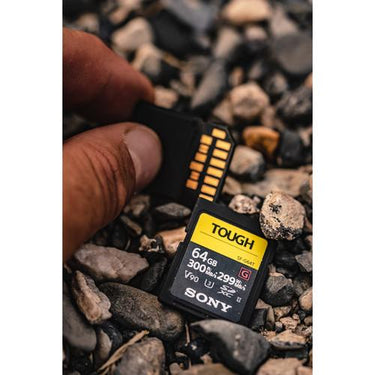 Sony 64GB SF-G Series TOUGH UHS-II SDXC Memory Card 300/299MB/s SF-G64T, Open Box