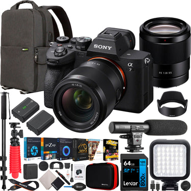 Sony a7 IV Full Frame Mirrorless Camera + FE 35mm F1.8 Lens Kit SEL35F18F Bundle