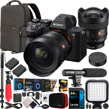 Sony a7 IV Full Frame Mirrorless Camera + FE 14mm F1.8 GM Lens Kit SEL14F18GM Bundle