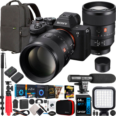 Sony a7 IV Full Frame Mirrorless Camera + FE 135mm F1.8 GM Lens SEL135F18GM Bundle