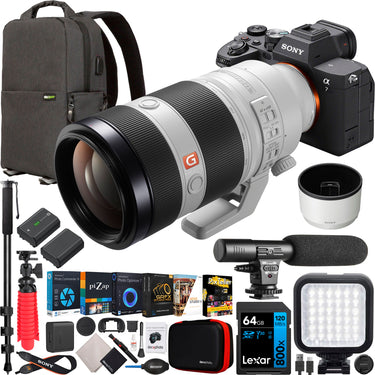 Sony a7 IV Full Frame Mirrorless Camera + FE 100-400mm F4.5-5.6 GM OSS Lens Bundle