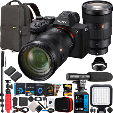Sony a7 IV Full Frame Mirrorless Camera + FE 24-70mm F2.8 GM Lens SEL2470GM Bundle