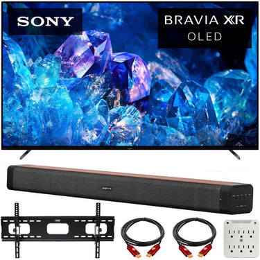 Sony Bravia XR A80K 65" 4K HDR OLED Smart TV with 60W Soundbar Bundle
