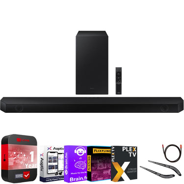 Samsung HW-Q600B 3.1.2ch Soundbar w/ Dolby Audio DTS:X (2022) + 1 Year Protection Pack