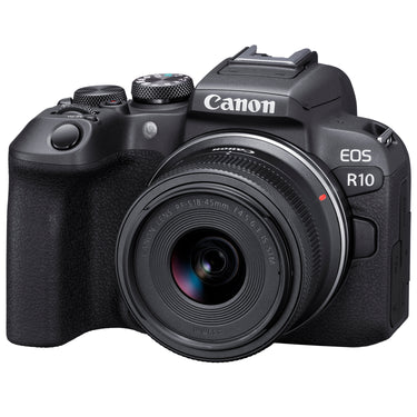 Canon EOS R10 Mirrorless APS-C Camera with RF-S 18-45MM F4.5-6.3 IS STM Lens 5331C009
