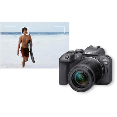 Canon EOS R10 Mirrorless APS-C Camera with RF-S 18-45MM F4.5-6.3 IS STM Lens 5331C009