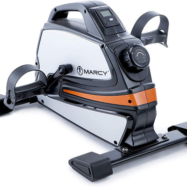 Marcy Portable Magnetic-Mini Cycle, Compact Cardio Exerciser + Wireless Sport Earbuds