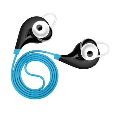 Hashub Goods Noise Reduction Wireless Bluetooth Lightweight Sport Headphones w/ Mic - Blue