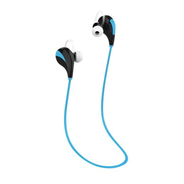 Hashub Goods Noise Reduction Wireless Bluetooth Lightweight Sport Headphones w/ Mic - Blue
