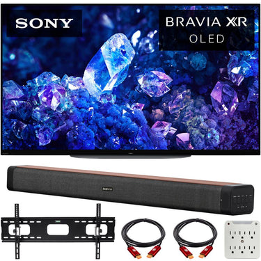Sony Bravia XR A90K 42" 4K HDR OLED Smart TV with Deco Home 60W Soundbar Bundle