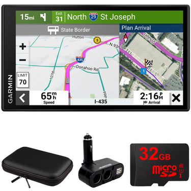 Garmin 010-02738-00 dezl OTR610 6" GPS Truck Navigator w/ Accessories Bundle