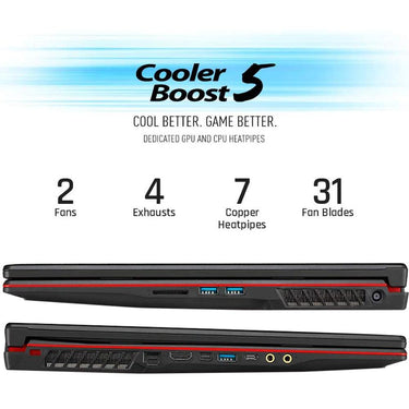 MSI Computer 17.3" Gaming Computer 1920 x 1080 Notebook/Laptop in Black - GL738SE028