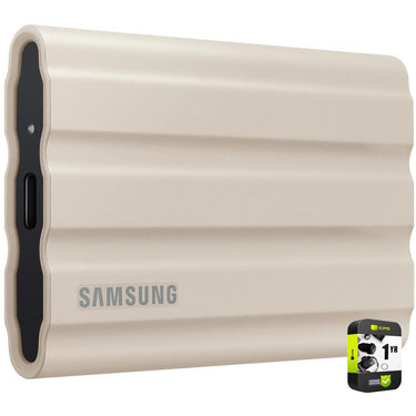 Samsung T7 Shield Portable Solid State Drive 2TB 2022 Beige with 1 Year Warranty