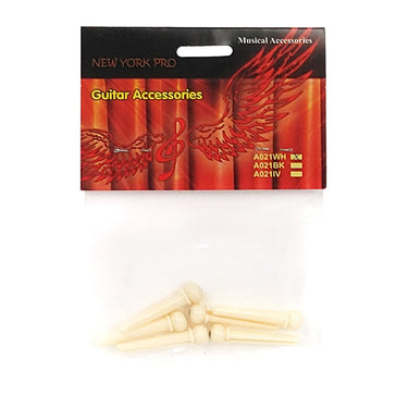 LUE Acoustic Guitar Bridge Pins, 6 per set