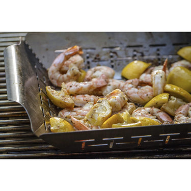 Weber Deluxe Stainless Steel Grilling Basket, Large