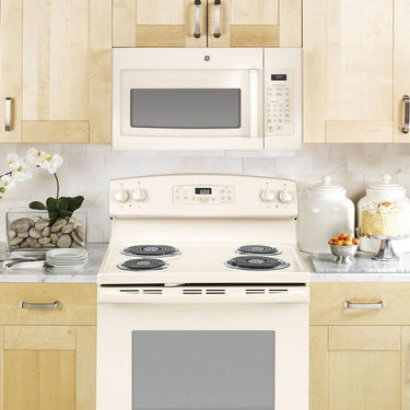 General Electric 1.6 Cu. Ft. Over-the-Range Microwave Oven, Bisque - Open Box