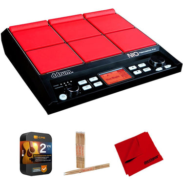 DDRUM NIO Percussion Pad w/ Accessories + Warranty Bundle