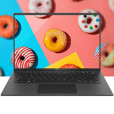 LG gram 14Z90Q 14" Lightweight Laptop, Intel i5-1240P, 16GB RAM/512GB SSD, Black