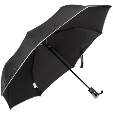 Tahari T4591 Collapsible Umbrella, Black/White