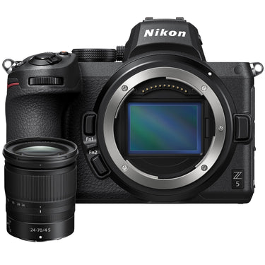 Nikon Z5 Full Frame Mirrorless Camera, 4K UHD Video with NIKKOR Z 24-70mm f/4 S Lens