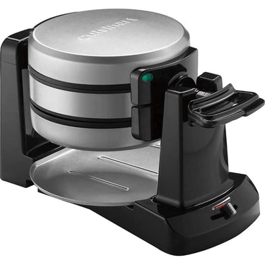 Cuisinart Double Flip Belgian Waffle Maker Black/Stainless with 1 Year Warranty