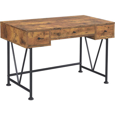Coaster Furniture Analiese 3-Drawer Writing Desk Antique with 1 Year Warranty