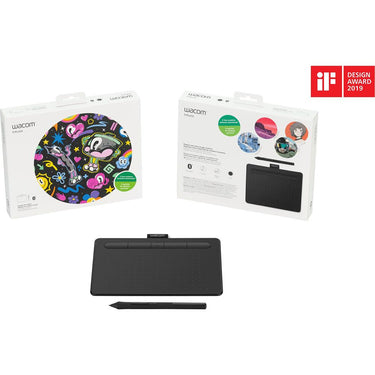 Wacom Intuos Wireless Drawing Tablet with software Included - Black (CTL4100WLK0)(RB)