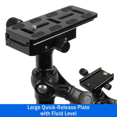 Vivitar ST-6000-RED 59" Video Photo Stabilizer Tripod + Deco Photo Photography Bundle