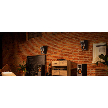 Klipsch R-41SA Powerful Detailed Home Speaker Set of 2 - Black - Open Box