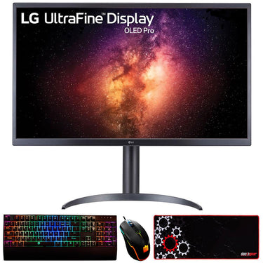 LG 32" UltraFine 4K OLED 16:9 1M:1 Contrast Ratio Monitor w/ Accessories Kit