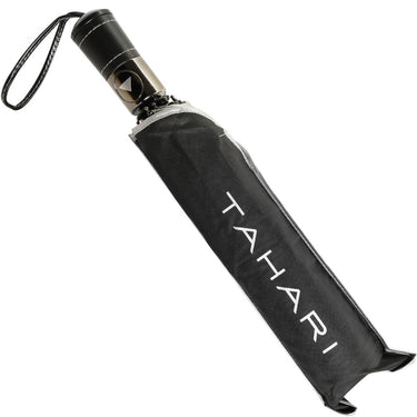Tahari Collapsible Travel Umbrella Black/White 2 Pack