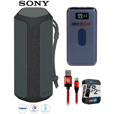 Sony XE200 X-Series Portable Wireless Speaker, Black + Warranty Bundle