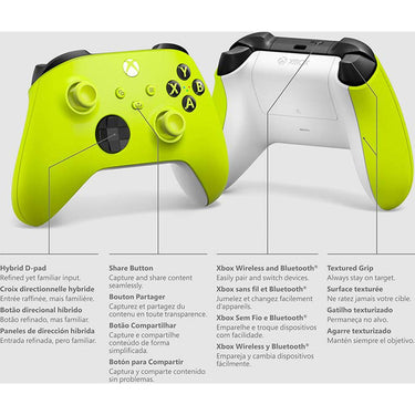 Microsoft Xbox Wireless Controller for Xbox Series X/S - Electric Volt - Open Box